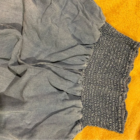 Three Bird Nest Wide Leg Denim pant - Picture 3 of 6